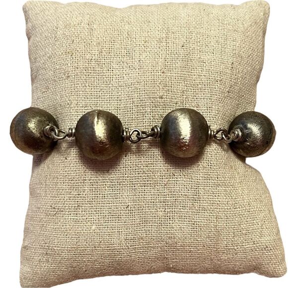 🤯5/$20🤯 Silver Tone Ball Chain Bracelet - Picture 1 of 3